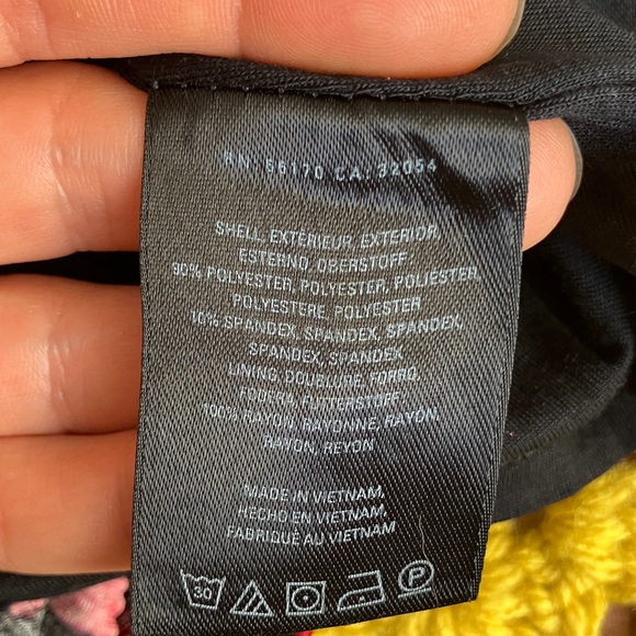 Anthropologie Black and Red Patterned Midi Dress - Picture 10 of 10